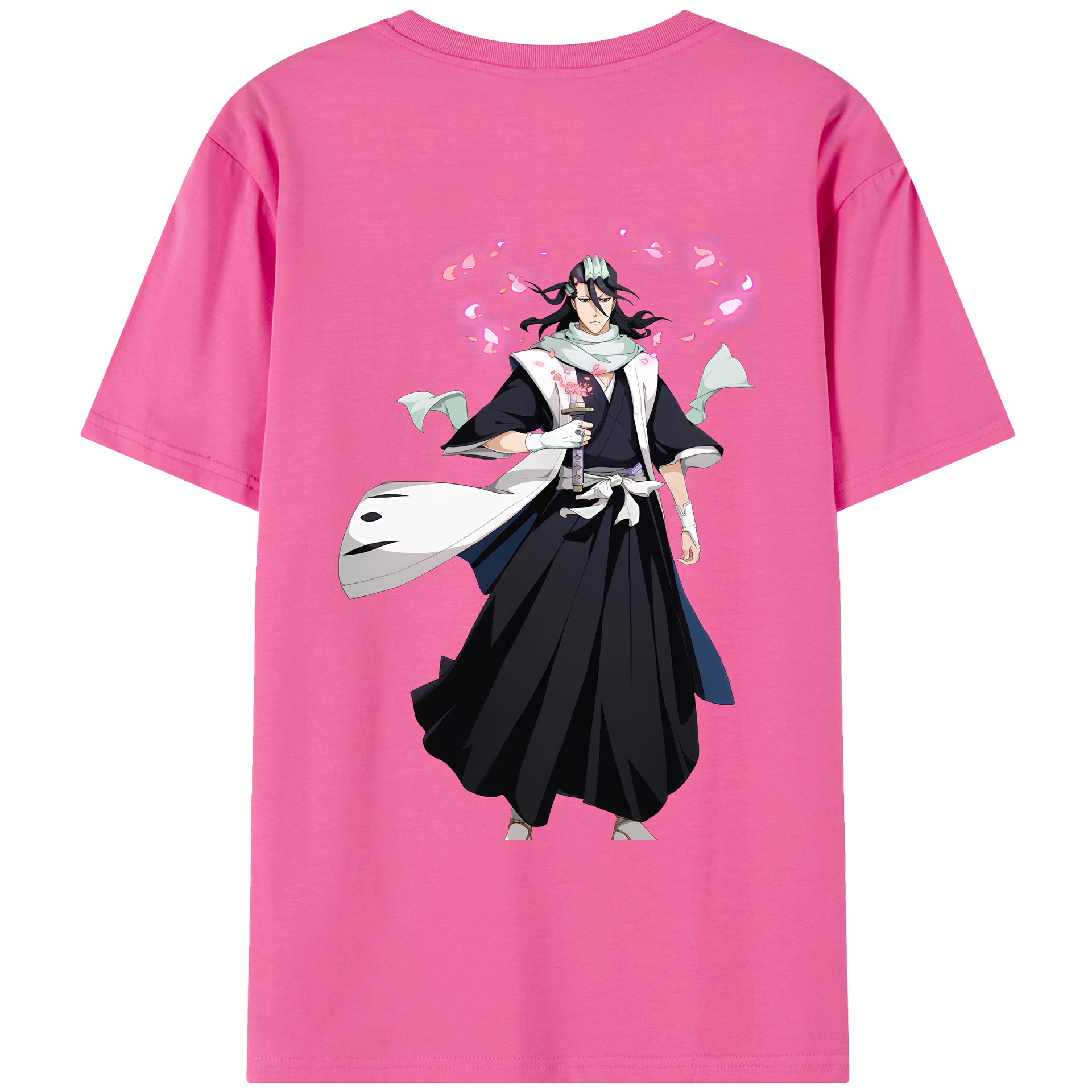（画像用） ブリーチ くちき びゃくや BLEACH Kuchiki Byakuya レディース半袖Tシャツ(バックプリント)